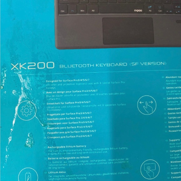 Rapoo XK200 Microsoft Surface Pro 7/Pro 6/Surface Pro 5 (Pro 201 - Picture 3 of 4